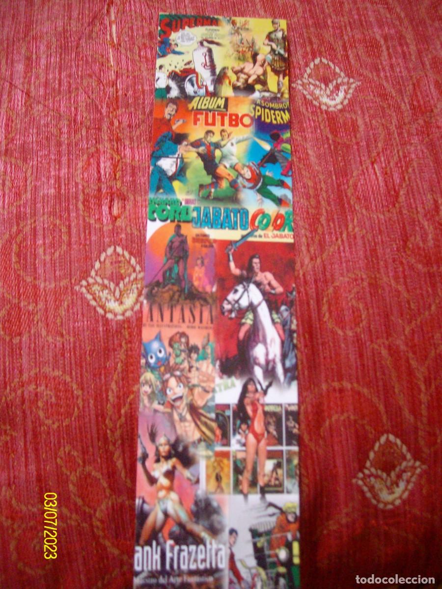 Coleccionismo Marcap&aacute;ginas: MARCAPAGINAS SUPERMAN ALBUM FUTBOL SPIDERMAN JABATO VAMPIRELLA FRAZETTA CORBEN