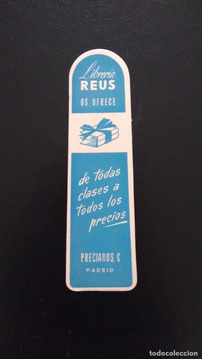 Coleccionismo marcap&aacute;ginas: MARCAP&Aacute;GINAS LIBRER&Iacute;A REUS, MADRID. - Foto 1