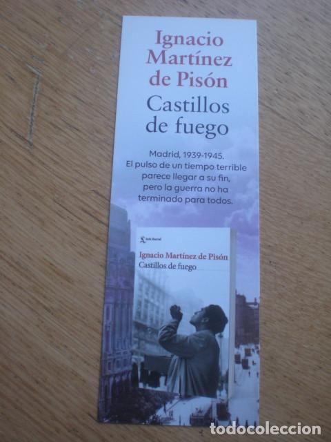 Coleccionismo Marcap&aacute;ginas: marcap&aacute;ginas castillos fuego, editorial Seix Barral
