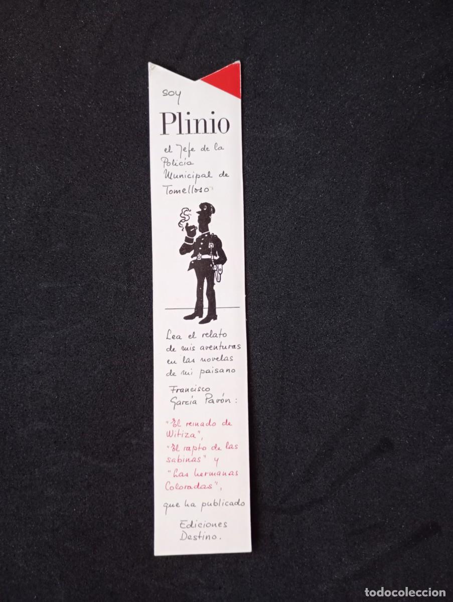 Coleccionismo marcap&aacute;ginas: MARCAP&Aacute;GINAS PLINIO - EDICIONES DESTINO - Foto 2
