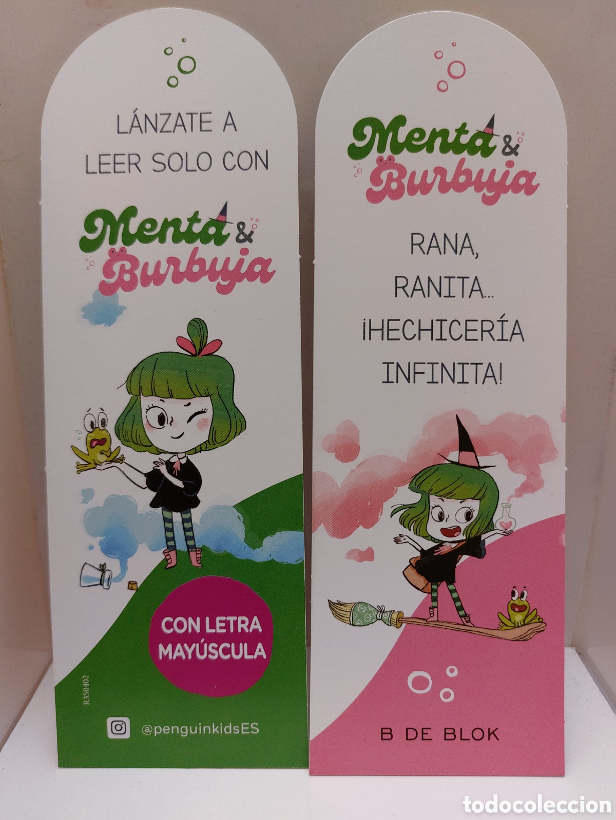 Collectables Bookmark: Marcap&aacute;ginas Menta y Burbuja