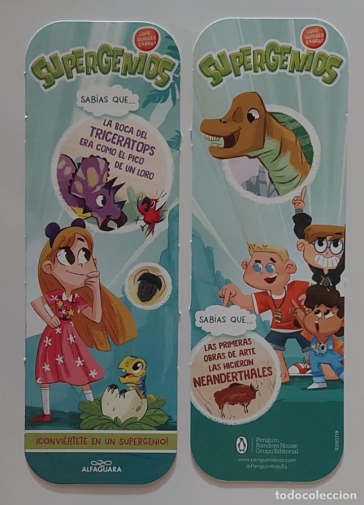 Coleccionismo marcap&aacute;ginas: MARCAPAGINAS - ALFAGUARA - SUPER GENIOS - Foto 1