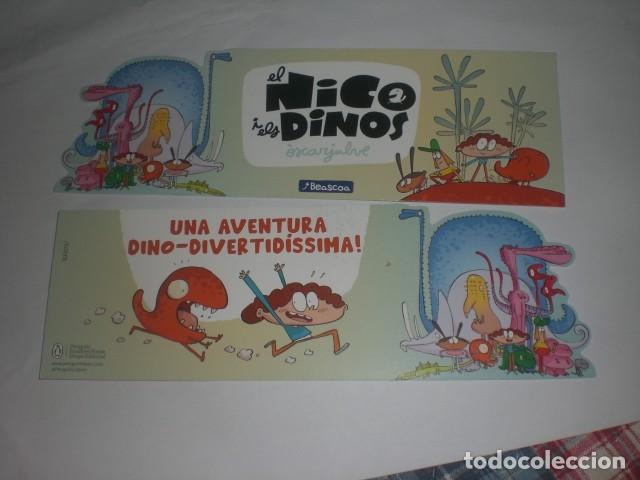 Coleccionismo Marcap&aacute;ginas: marcapaginas troquelado infantil dinos, editorial Beascoa