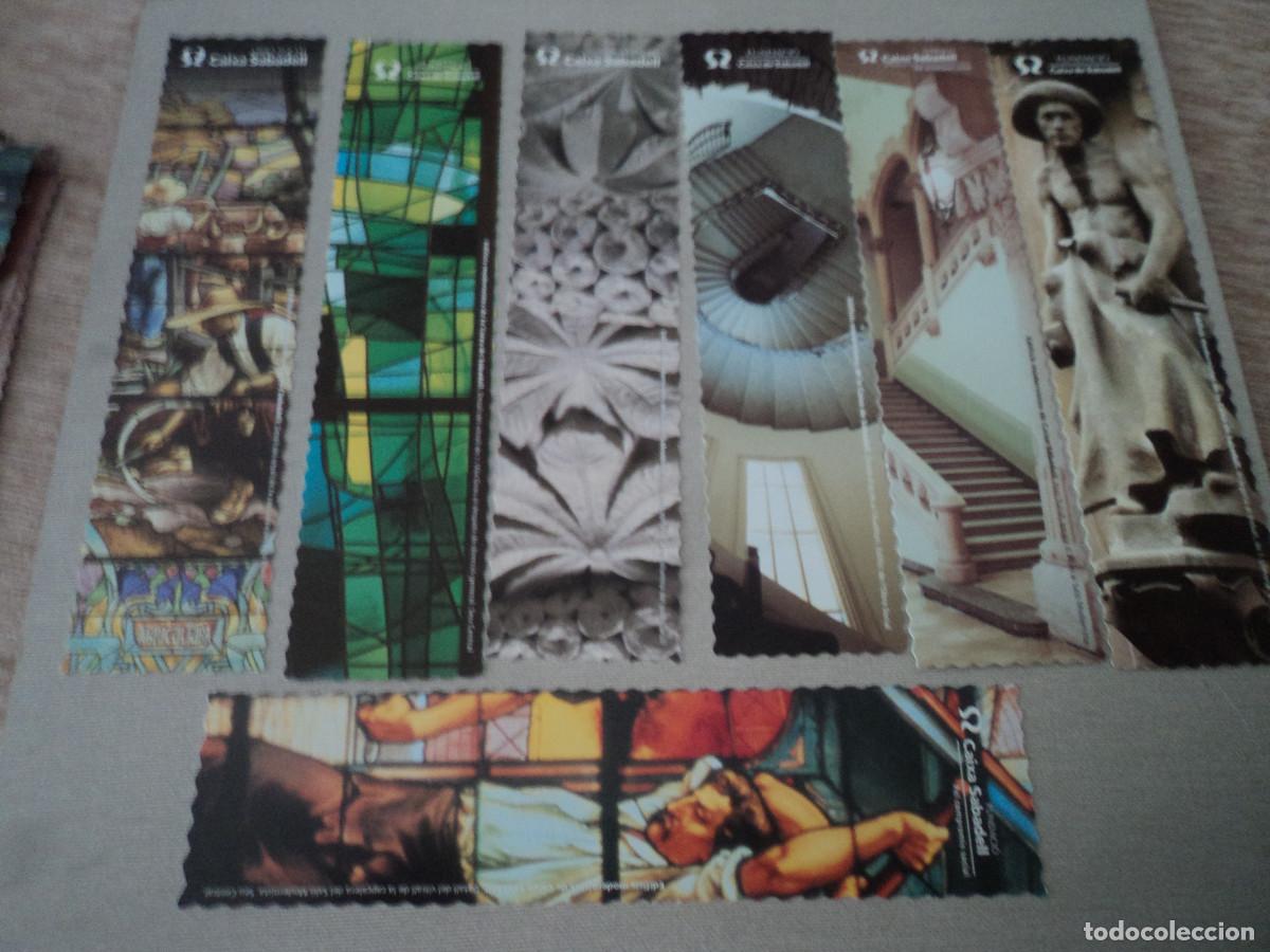 Sammeln von Lesezeichen: 7 marcapaginas troquelados FUNDACIO CAIXA SABADELL, diferentes a&ntilde;os