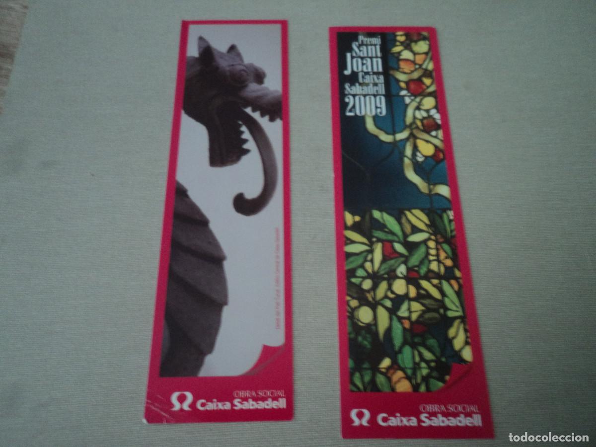 Collectionnisme Marque-pages: 2 marcapaginas obra social CAIXA SABADELL,2008 y 2009