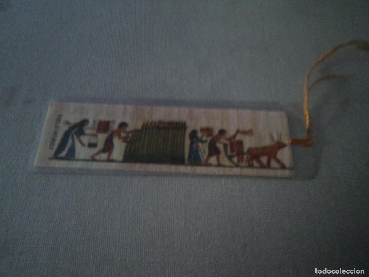 Coleccionismo Marcap&aacute;ginas: marcapaginas papiro, plastificado, 4 x 4,5 cm