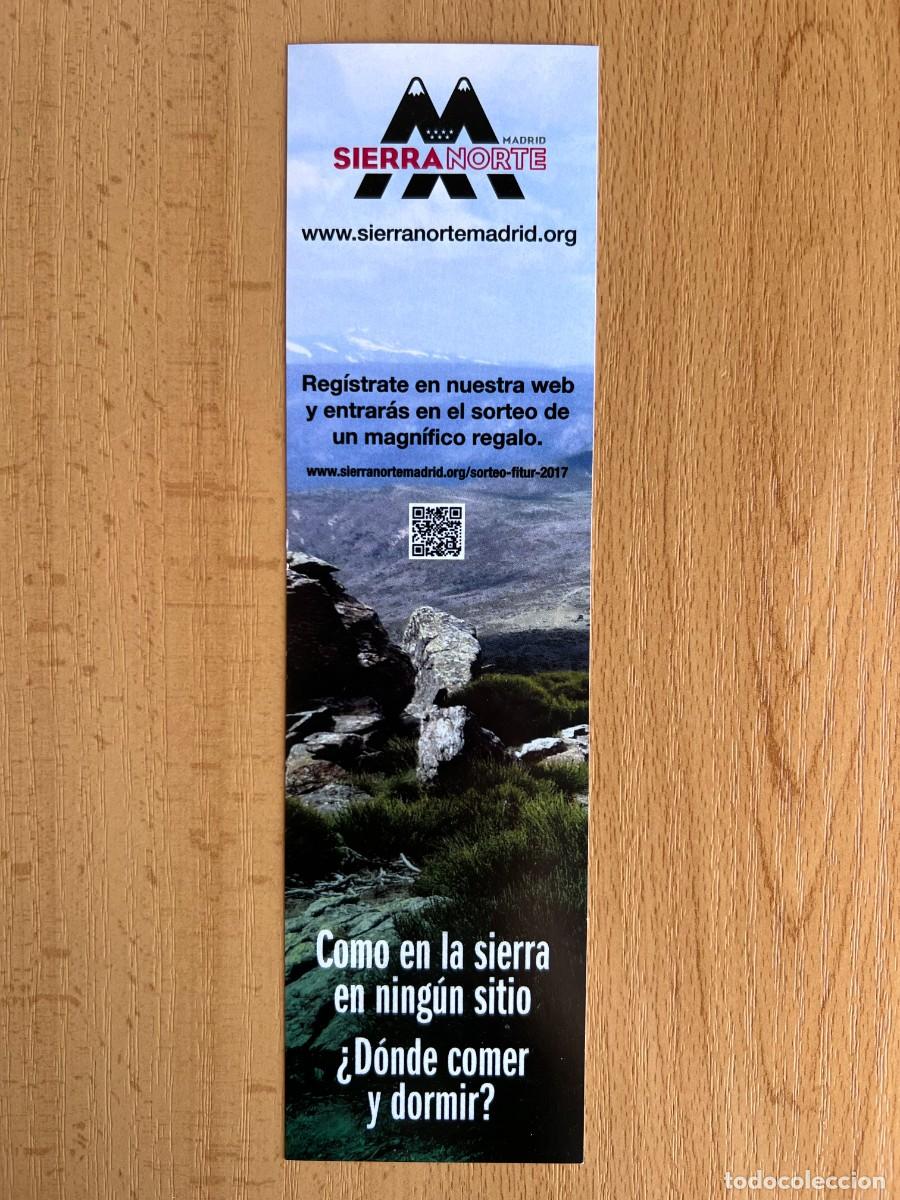 Collectables Bookmark: MARCAPAGINAS CON CALENDARIO 2017 SIERRA NORTE MADRID