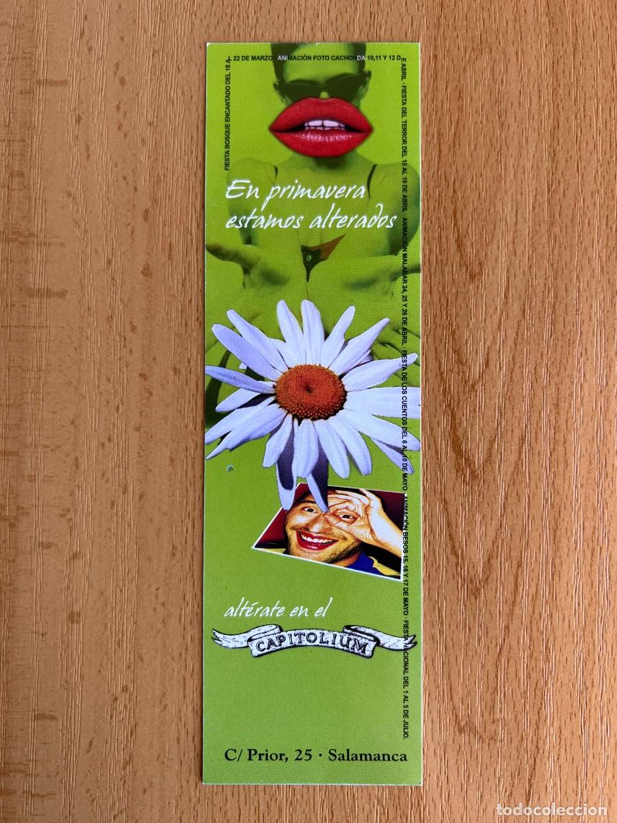 Collectables Bookmark: MARCAPAGINAS CAFE BAR CAPITOLIUM, SALAMANCA. EL PRIMAVERA ESTAMOS ALTERADOS