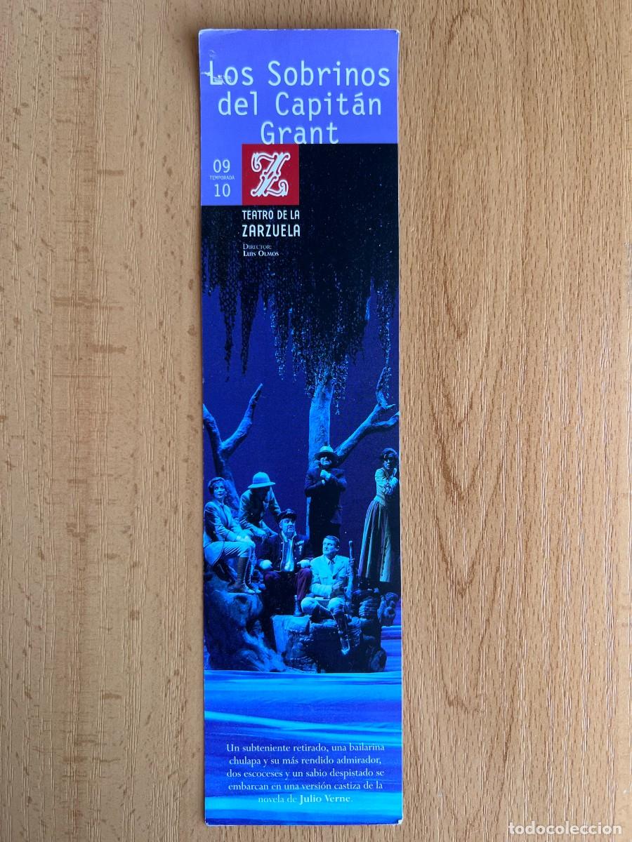 Collectables Bookmark: MARCAPAGINAS LOS SOBRINOS DEL CAPITAN GRANT TEATRO DE LA ZARZUELA 2009