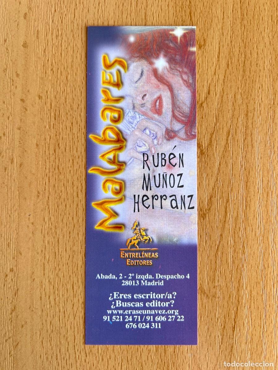 Collectables Bookmark: MARCAPAGINAS MALABARES RUBEN MU&Ntilde;OZ HERRANZ ENTRELINEAS EDITORES