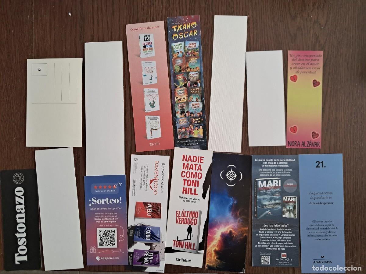 Coleccionismo marcap&aacute;ginas: lote de 15 marcap&aacute;ginas, puntos de libro de editoriales. - Foto 2