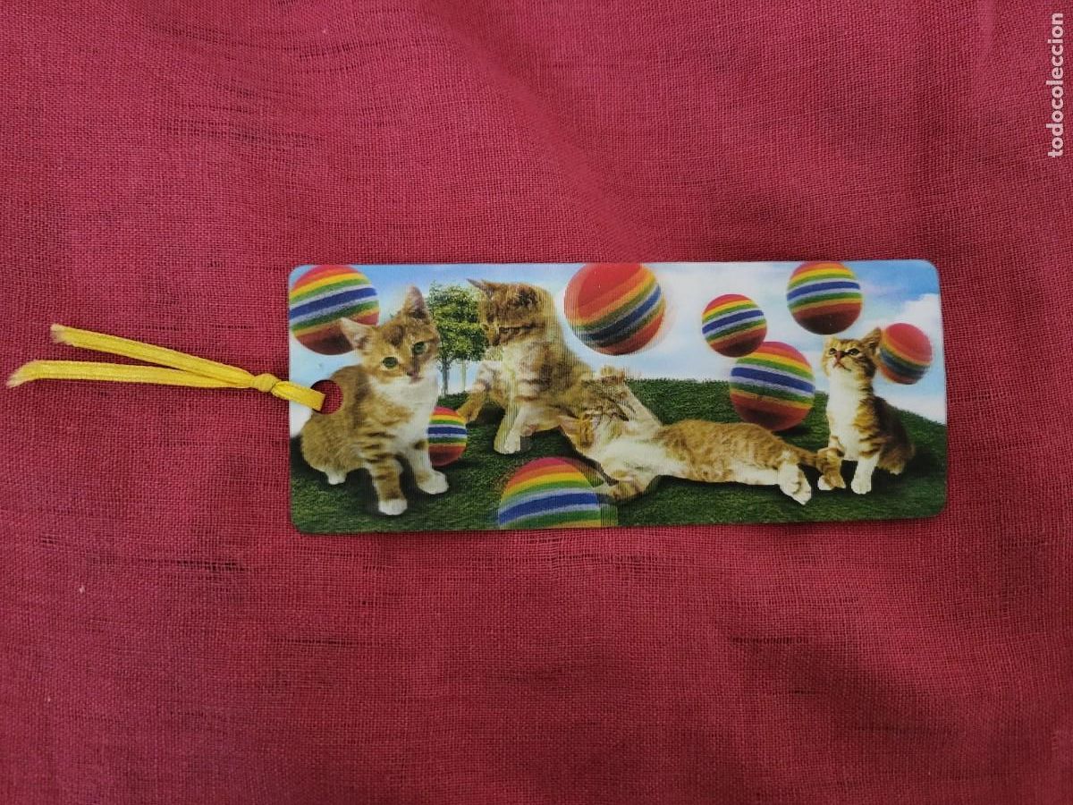 Coleccionismo marcap&aacute;ginas: MARCAP&Aacute;GINAS EFECTO 3D GATITOS - Foto 1