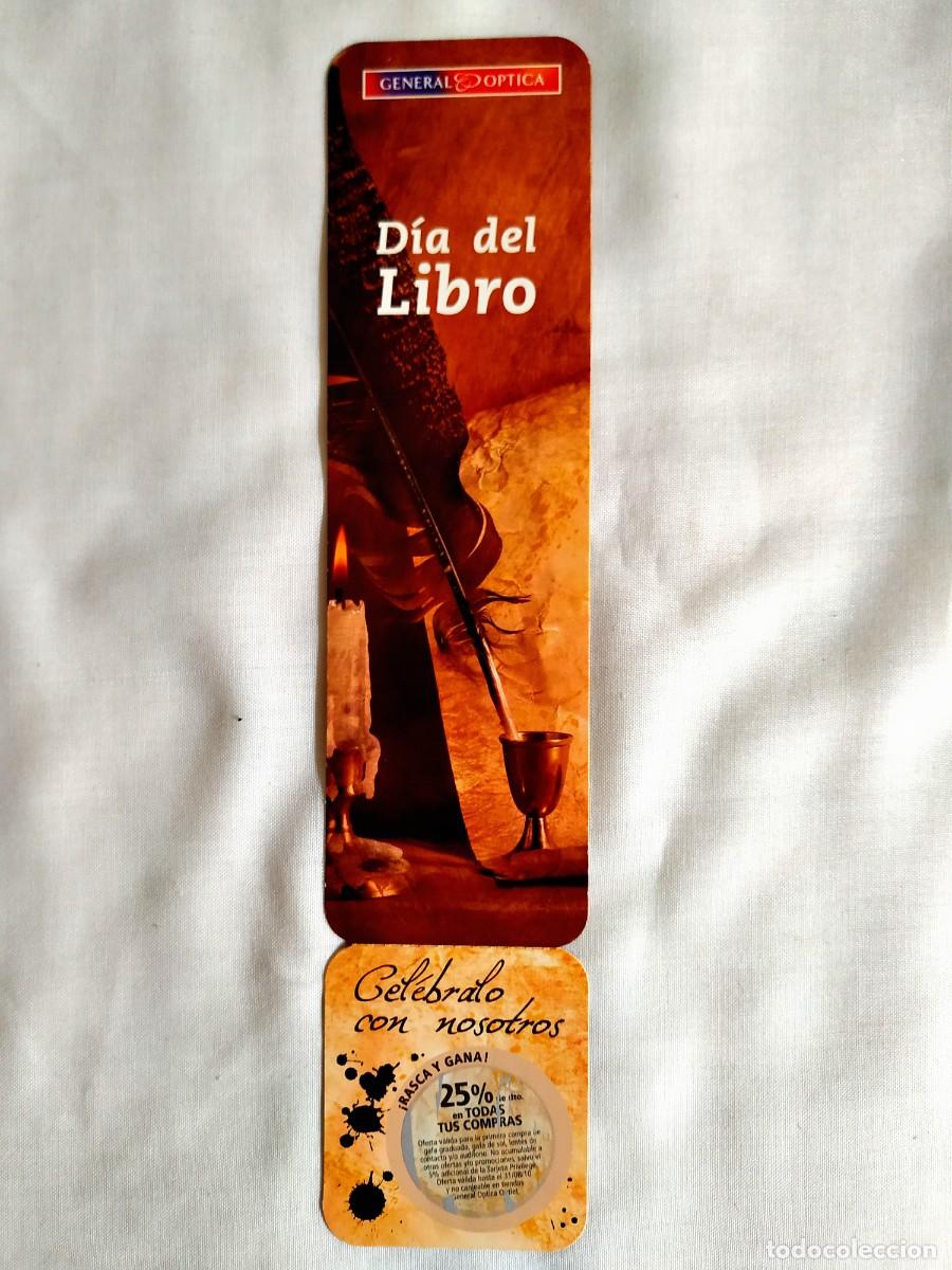Coleccionismo marcap&aacute;ginas: MARCAP&Aacute;GINAS GENERAL &Oacute;PTICA - D&Iacute;A DEL LIBRO - Foto 1