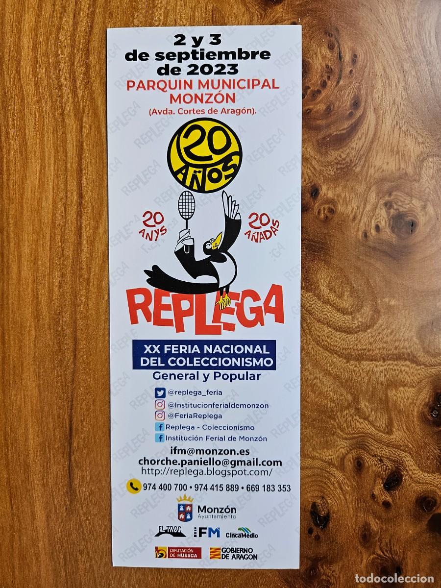 Coleccionismo marcap&aacute;ginas: MARCAPAGINAS FERIA REPLEGA 2023 - Foto 1