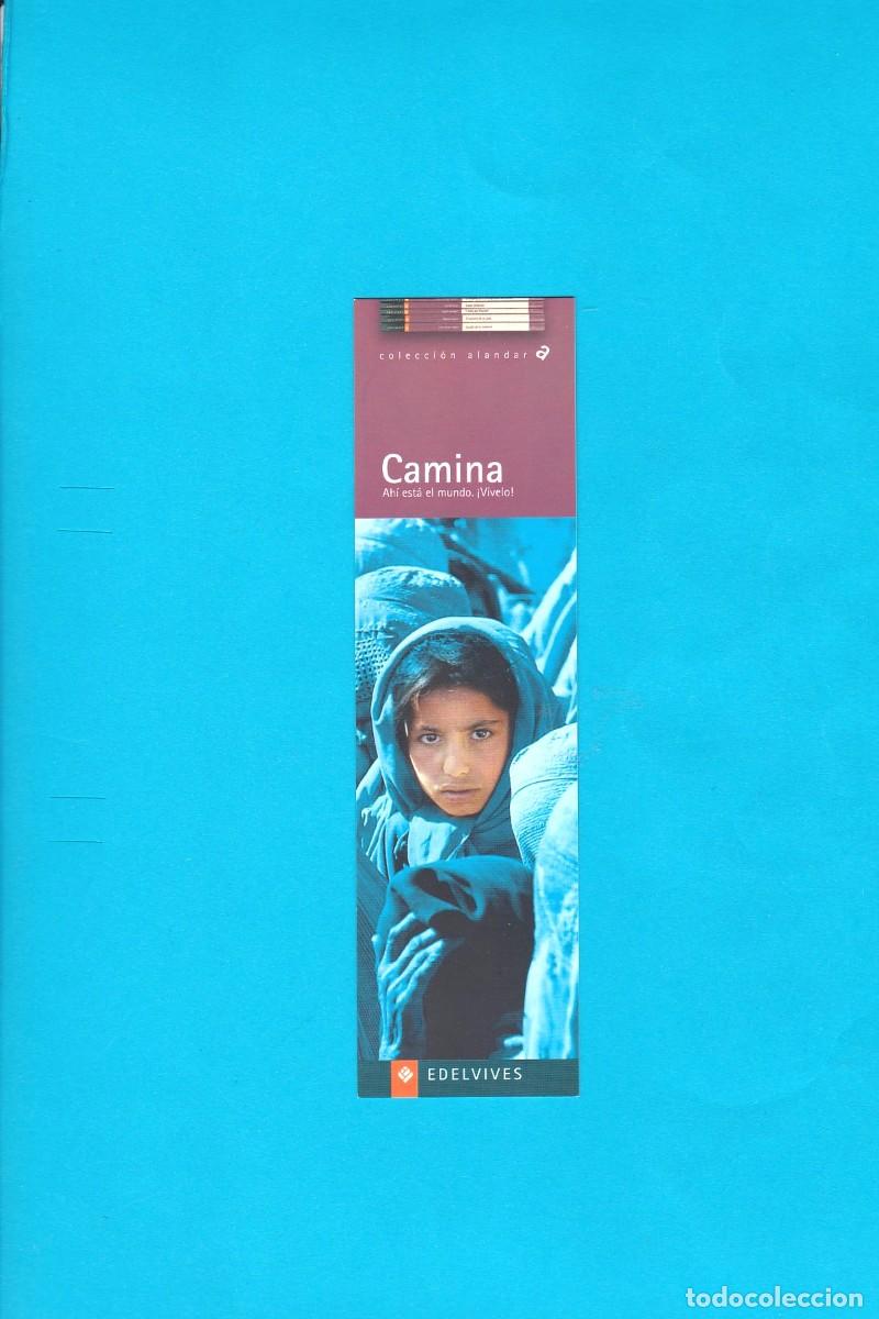 Coleccionismo Marcap&aacute;ginas: Antiguo marcapaginas editorial Edelvives Ah&iacute; est&aacute; el mundo vivelo