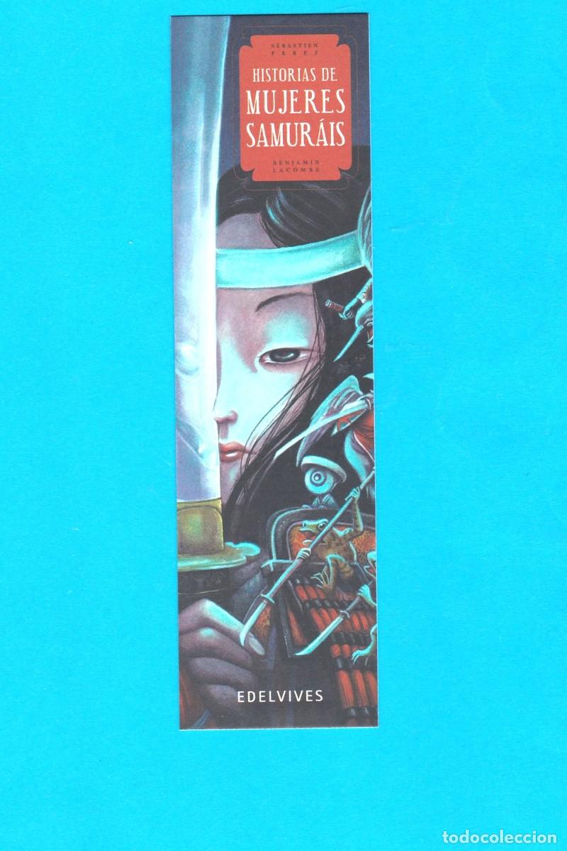 Coleccionismo Marcap&aacute;ginas: Marcapaginas editorial Edelvives mujeres Samur&aacute;is