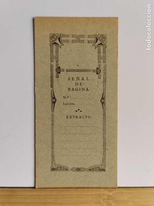 Coleccionismo Marcap&aacute;ginas: SE&Ntilde;AL DE PAGINA - PUNTO DE LIBRO MARCAPAGINAS PUBLICIDAD ANTIGUA -VER FOTOS-(K-11.775)