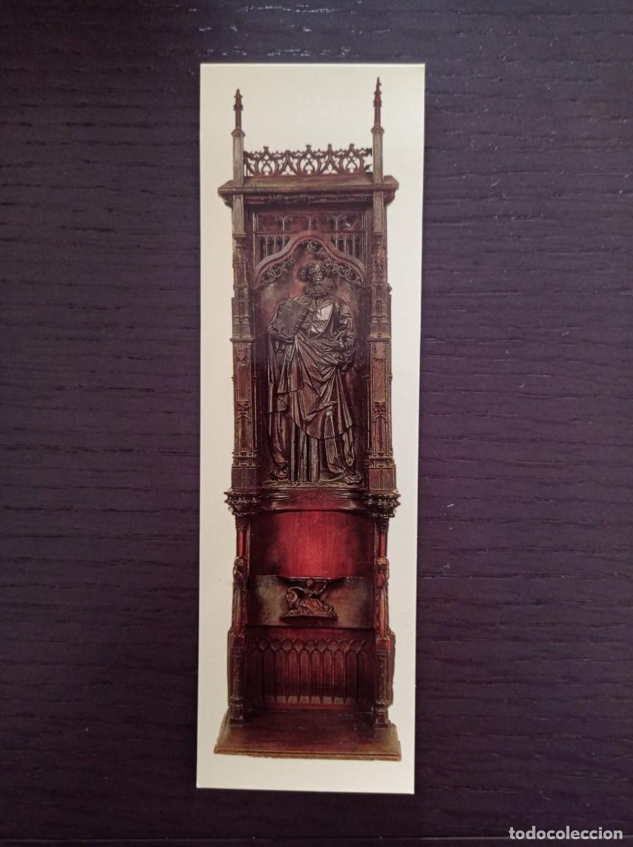 Sammeln von Lesezeichen: MARCAP&Aacute;GINAS. MUSEO NACIONAL DE ESCULTURA. VALLADOLID. RODRIGO ALEM&Aacute;N. SILLA DE CORO. A&Ntilde;O 1997