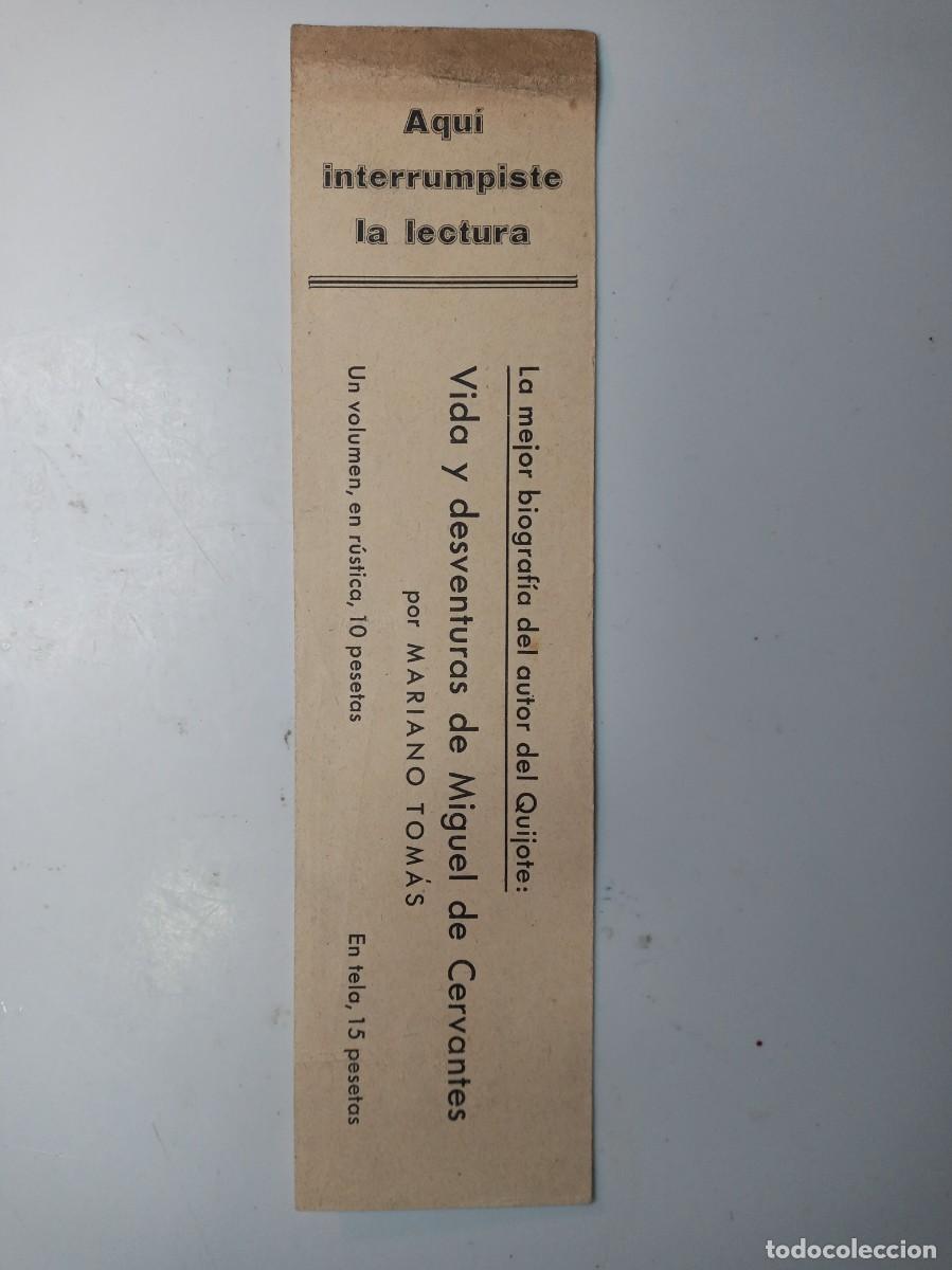 Coleccionismo marcap&aacute;ginas: punto de libro antiguo de la editorial Juventud - Foto 2