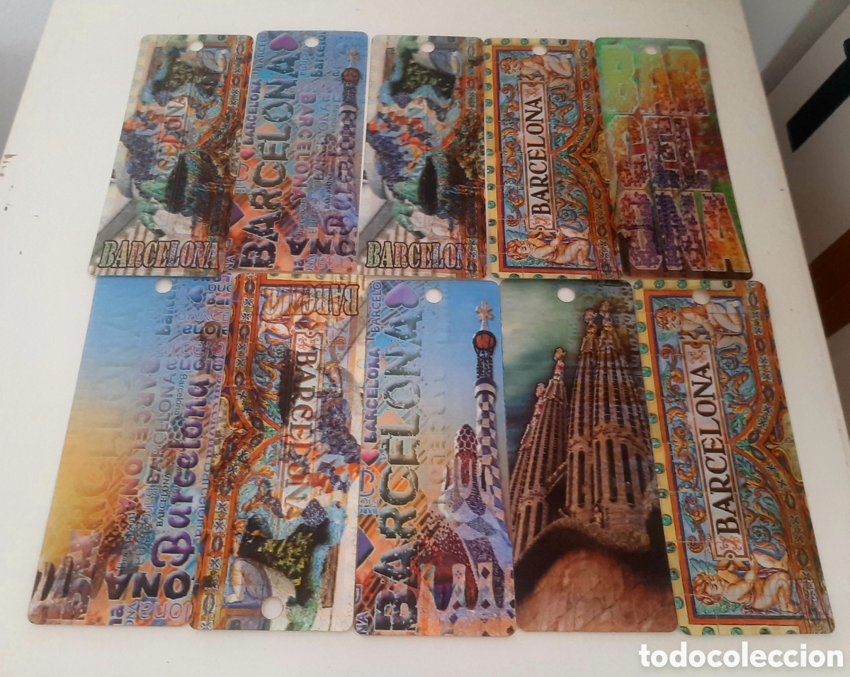 Coleccionismo marcap&aacute;ginas: 10 Marcap&aacute;ginas 3D. Barcelona - Foto 2