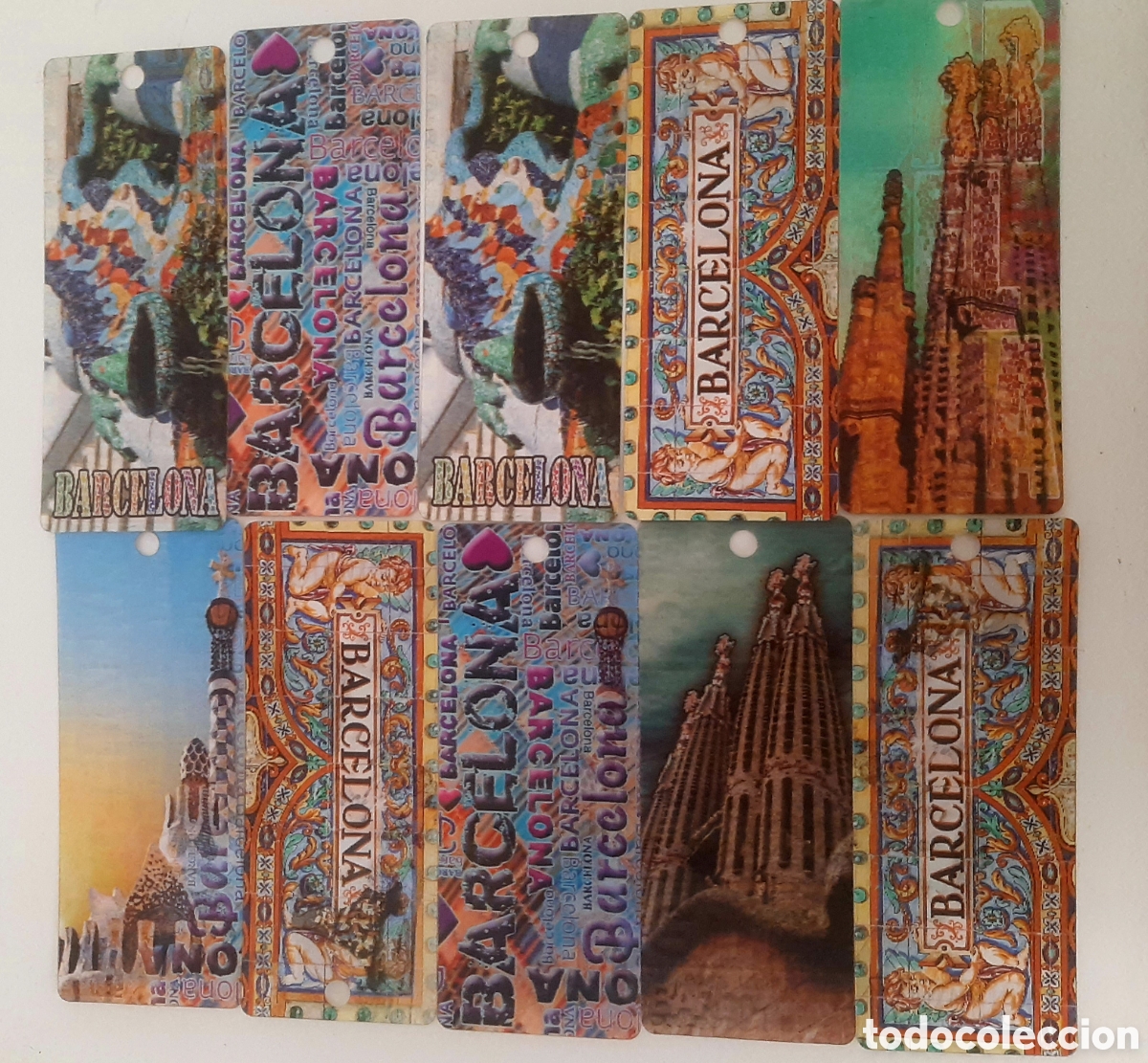 Coleccionismo marcap&aacute;ginas: 10 Marcap&aacute;ginas 3D. Barcelona - Foto 1