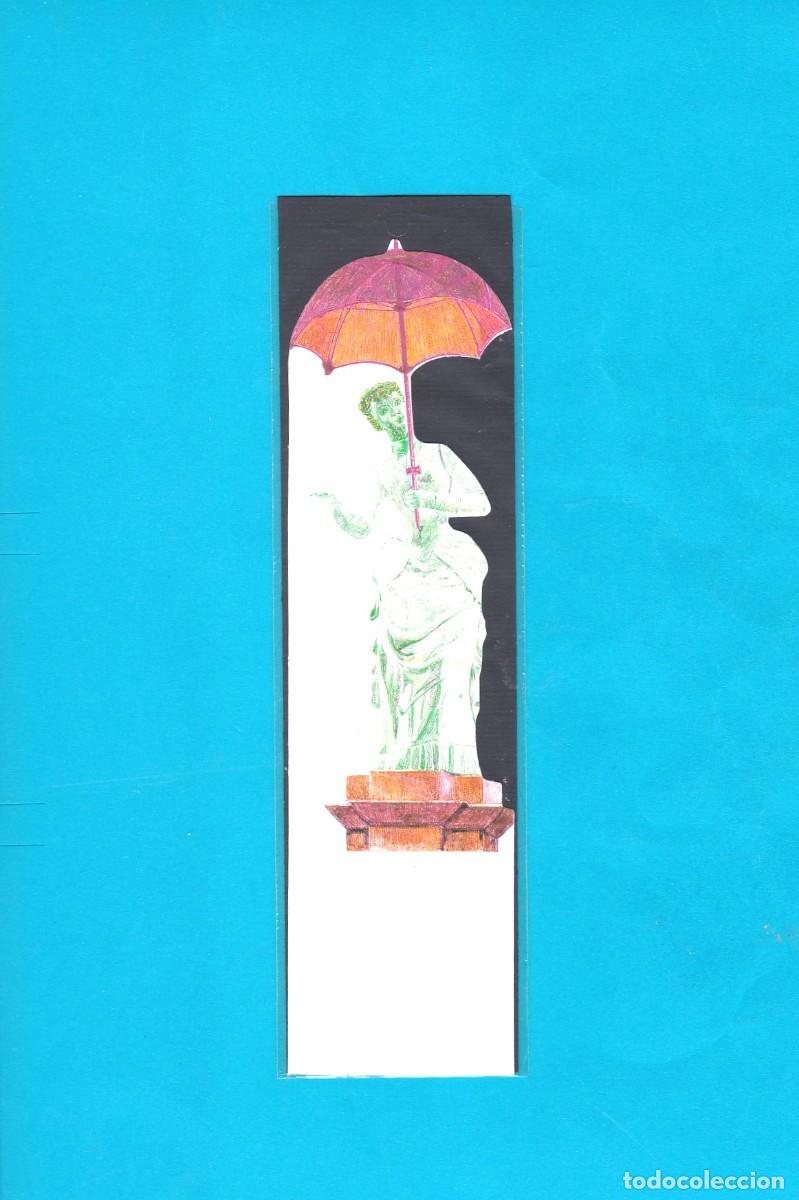 Collectionnisme Marque-pages: Marcapaginas la Dama del Paraigua. obra de l'escultor Joan Roig i Soler