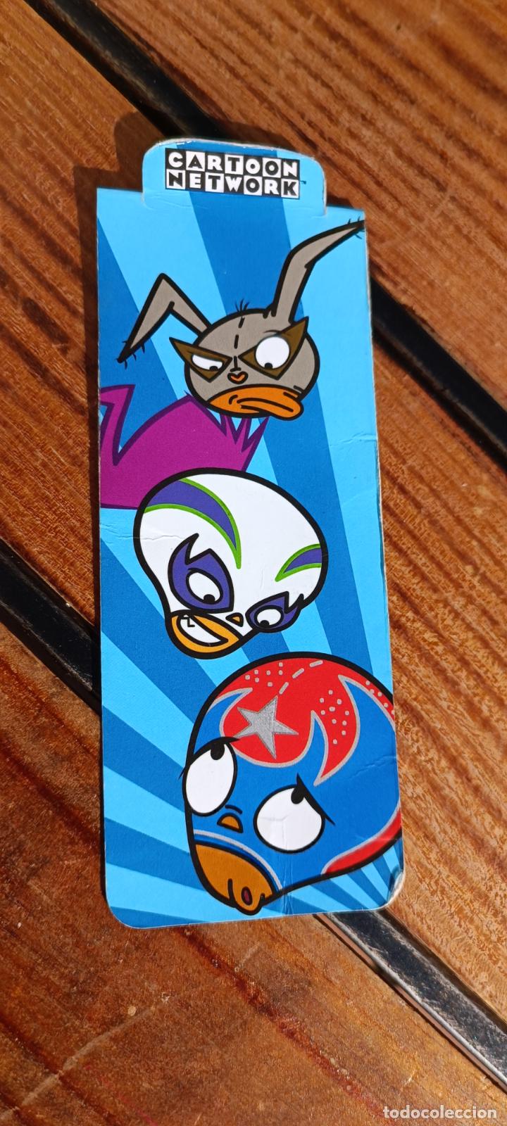 Coleccionismo Marcap&aacute;ginas: Marcapaginas promocional cartoon network, mucha lucha 2005 CON IMAN