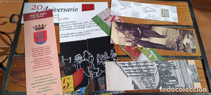 Coleccionismo Marcap&aacute;ginas: 8 MARCAPAGINAS VIVA ANDALUCIA, MERCAT DE SANT ANTONI - 20 A&Ntilde;OS ALQUIMISTA - GIOS EPPO