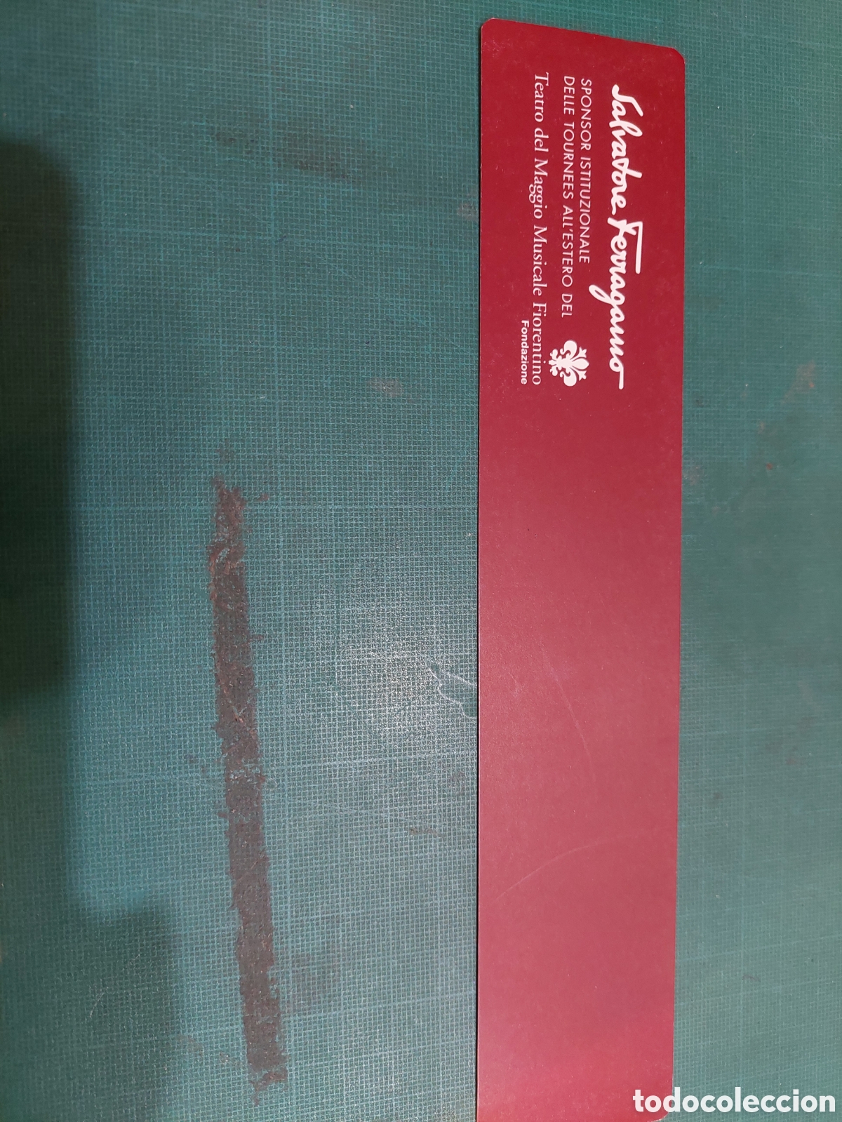 Collezionismo Segnalibri: Teatro del maggip musicales florentino sslvatire ferragamo. Nunerado Barcelona