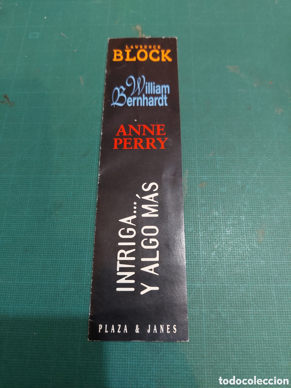 Collectionnisme Marque-pages: Anne Perry intriga en.ls &eacute;poca victoriana plaza Jones