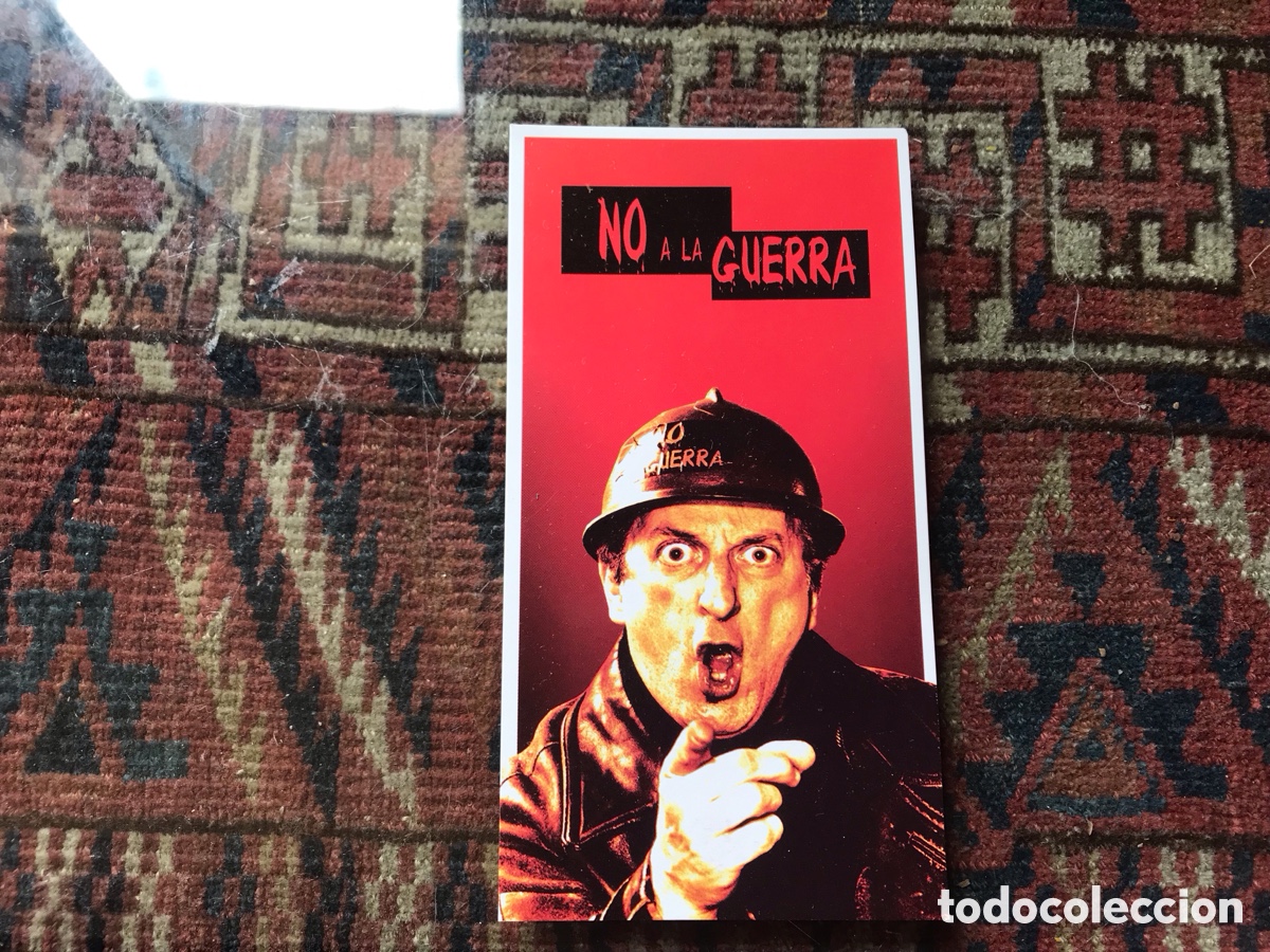 Coleccionismo Marcap&aacute;ginas: No a la guerra. John Lennon. Javier Gurruchaga 2003