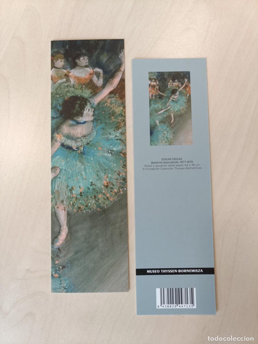 Coleccionismo marcap&aacute;ginas: MARCAP&Aacute;GINAS - THYSSEN BORNEMISZA - EDGAR DEGAS - BAILARINA BASCULANDO - Foto 1