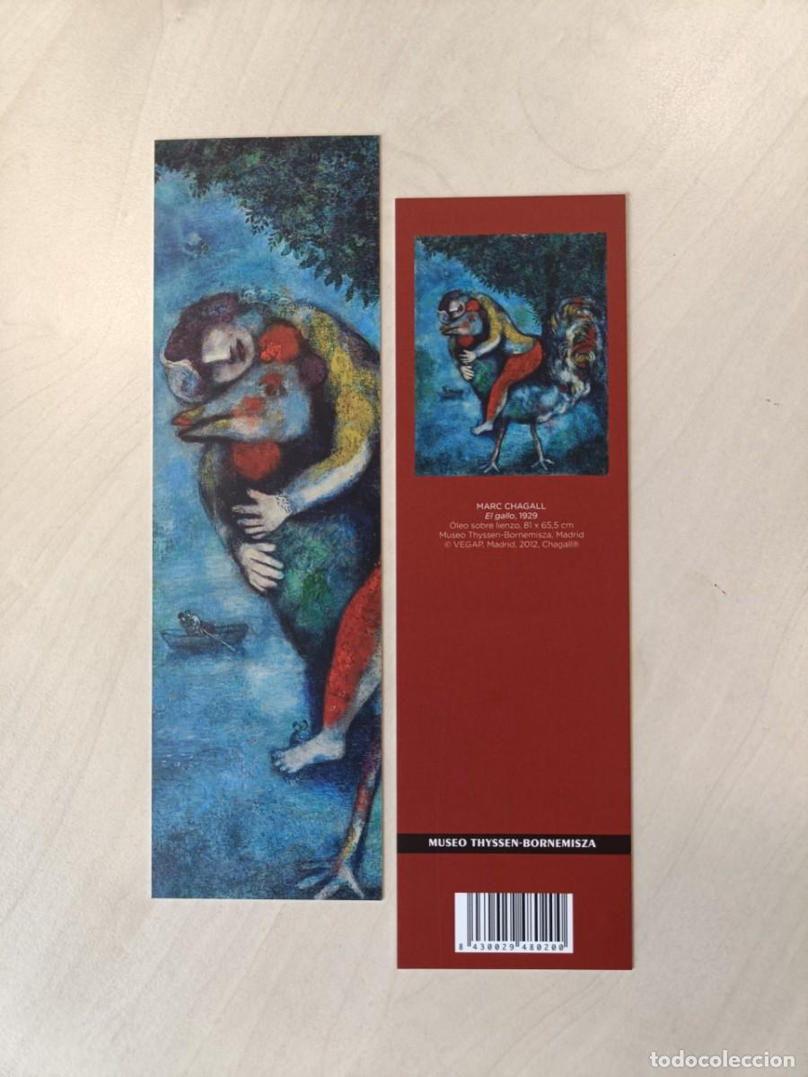 Coleccionismo marcap&aacute;ginas: MARCAP&Aacute;GINAS - THYSSEN BORNEMISZA - MARC CHAGALL - EL GALLO - Foto 1