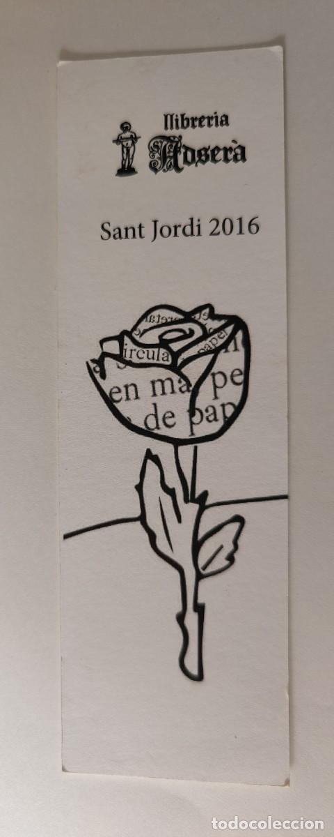 Coleccionismo marcap&aacute;ginas: Punto de Libro De San Jordi - Foto 2