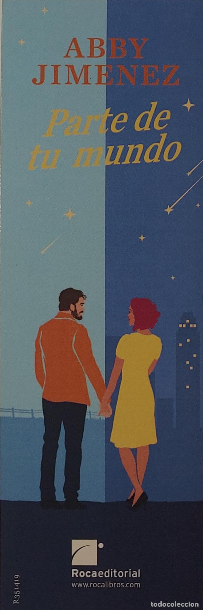 Coleccionismo Marcap&aacute;ginas: MARCAPAGINAS - ROCA - PARTE DE TU MUNDO