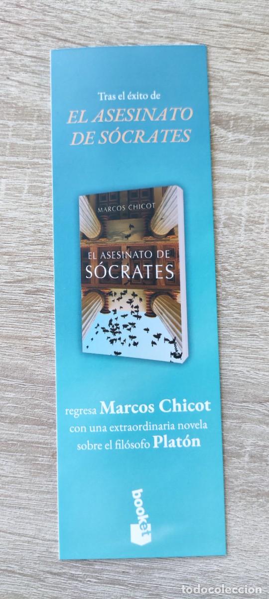 Coleccionismo marcap&aacute;ginas: MARCAPAGINAS - PLANETA - PLATON / BOOKLET - SOCRATES - Foto 2