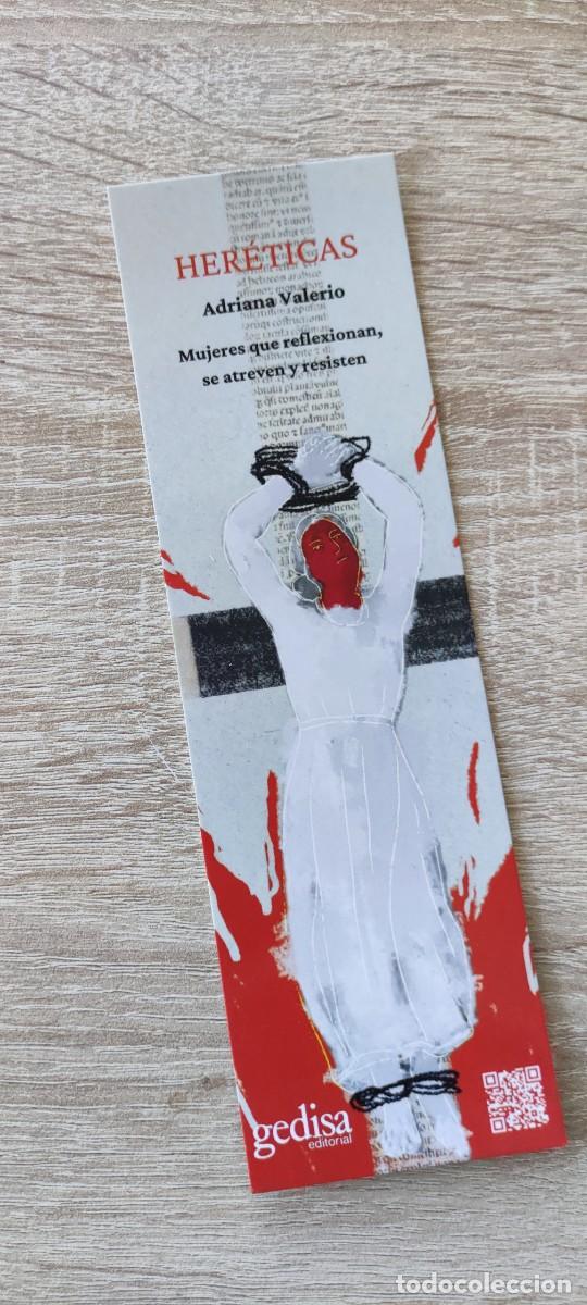 Coleccionismo marcap&aacute;ginas: MARCAPAGINAS - GEDISA - HERETICAS - MUJER - Foto 1