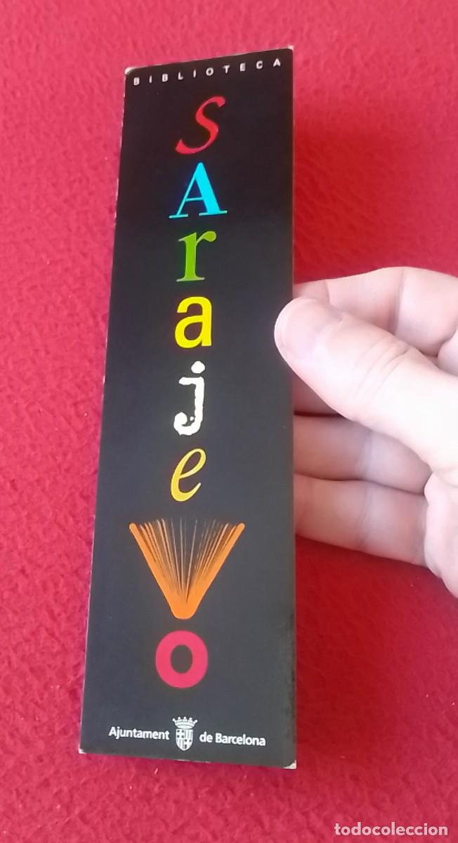 Collectables Bookmark: MARCAP&Aacute;GINAS BOOKMARK BOOK MARK PUNTO DE LIBRO LECTURA AJUNTAMENT BARCELONA 1996 BIBLIOTECA SARAJEVO