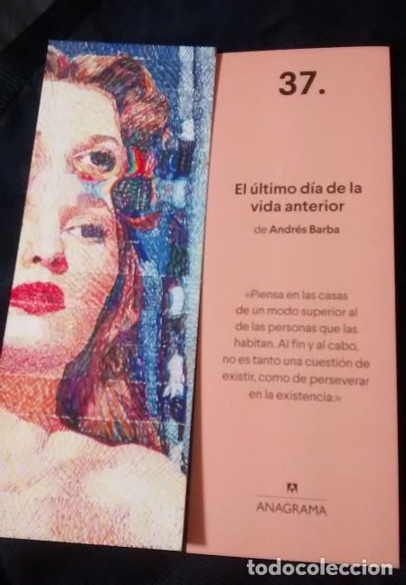 Coleccionismo marcap&aacute;ginas: marcap&aacute;ginas &uacute;ltimo d&iacute;a vida, Anagrama 37 - Foto 1