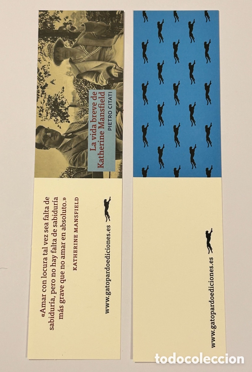 Coleccionismo marcap&aacute;ginas: LOTE 5 MARCAP&Aacute;GINAS/PUNTO DE LIBRO GATOPARDO EDICIONES - Foto 1