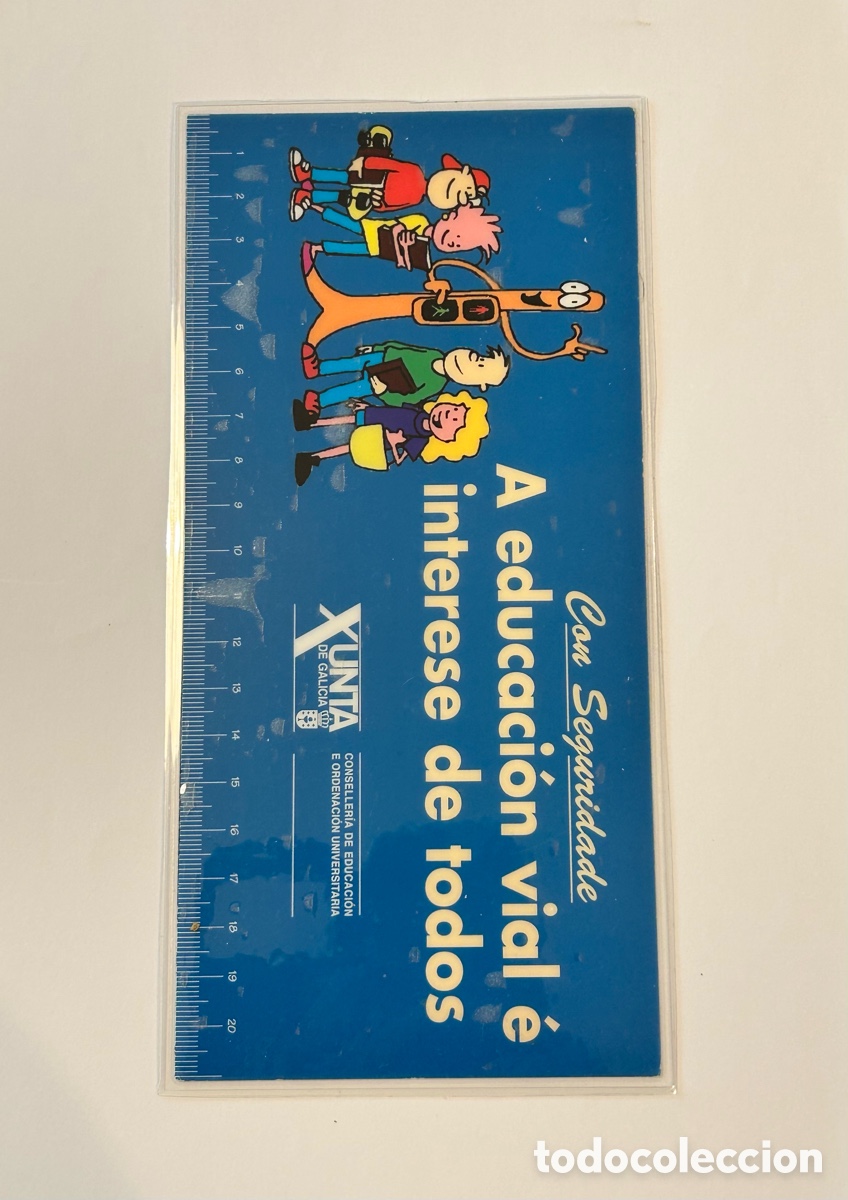 Collectables Bookmark: MARCAP&Aacute;GINAS SEGURIDAD EDUCACI&Oacute;N VIAL. XUNTA DE GALICIA. CALENDARIO. HORARIO CURSO 97/98