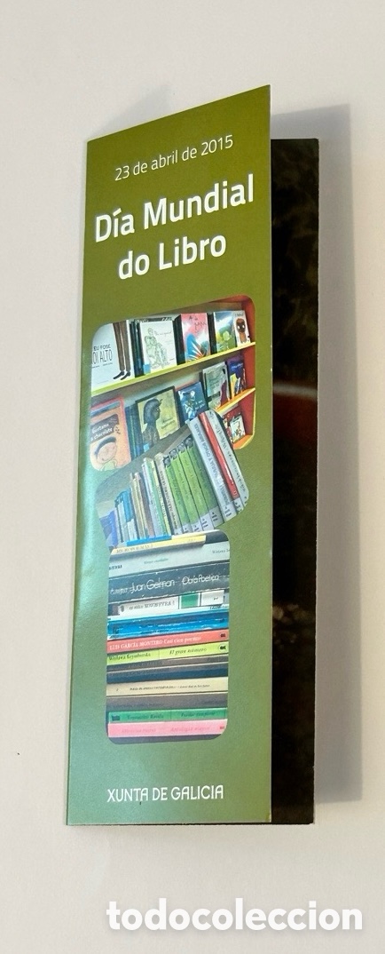 Collectables Bookmark: LOTE 4 MARCAP&Aacute;GINAS/PUNTO DE LIBRO. D&Iacute;A MUNDIAL DO LIBRO 2015 2016 2017 2018. XUNTA DE GALICIA