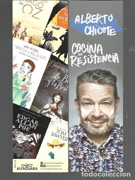 Collezionismo Segnalibri: MARCAP&Aacute;GINAS EDICION DE ALFAGUARA Y COCINA DE ALBERTO CHICOTE