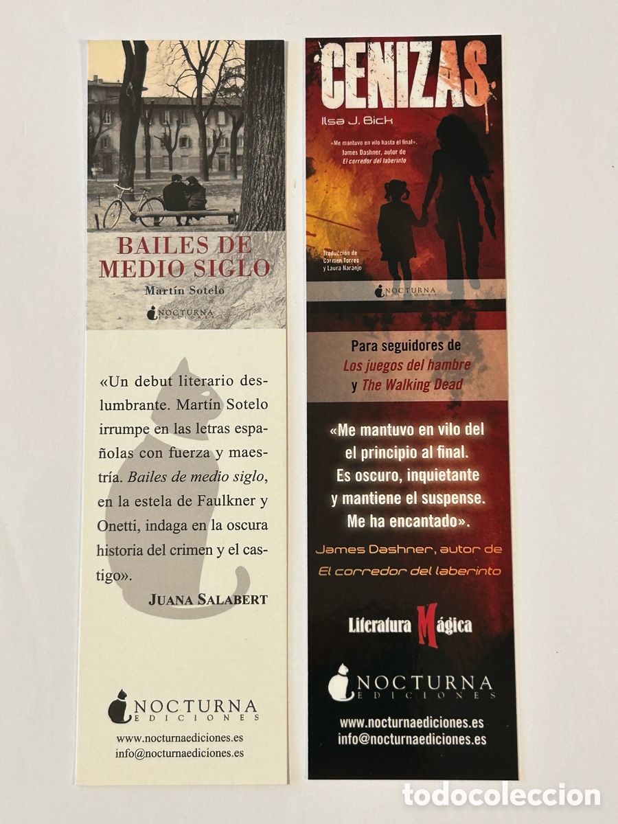 Coleccionismo marcap&aacute;ginas: LOTE 7 MARCAP&Aacute;GINAS/PUNTO DE LIBRO EDICIONES NOCTURNA - Foto 4