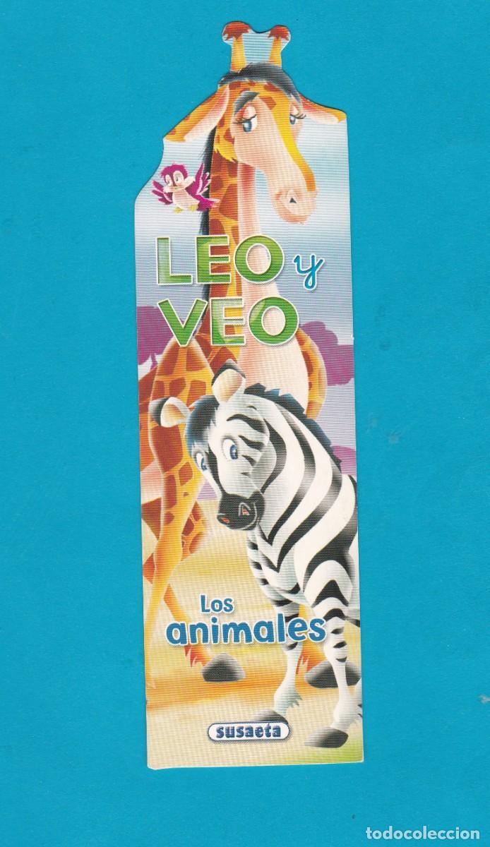 Coleccionismo Marcap&aacute;ginas: Antiguo marcapaginas editorial Susaeta leo y veo los animales