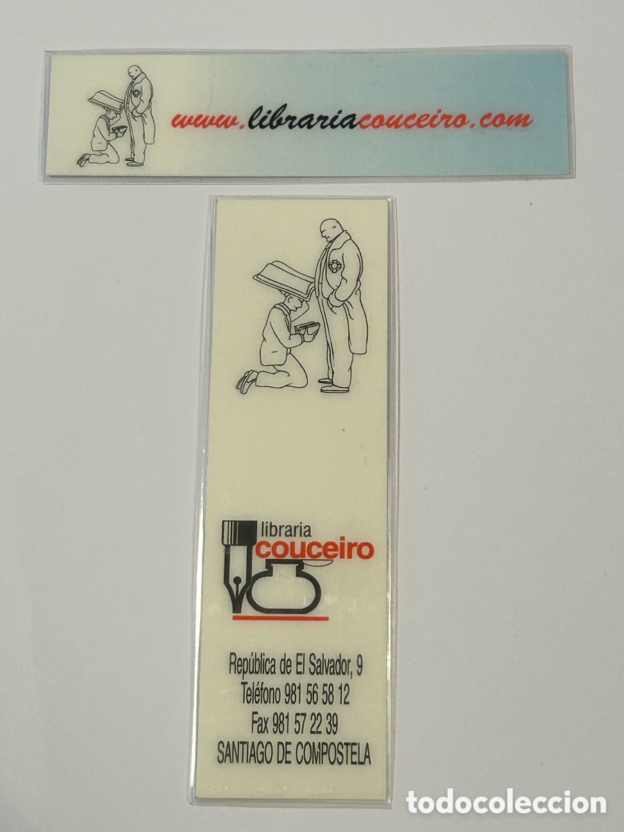 Collectables Bookmark: LOTE 2 MARCAP&Aacute;GINAS/PUNTO DE LIBRO LIBRER&Iacute;A COUCEIRO