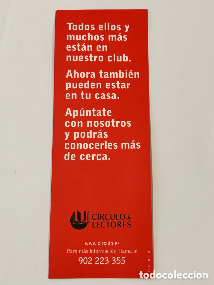 Coleccionismo marcap&aacute;ginas: LOTE 9 MARCAP&Aacute;GINAS/PUNTO DE LIBRO C&Iacute;RCULO DE LECTORES - Foto 6