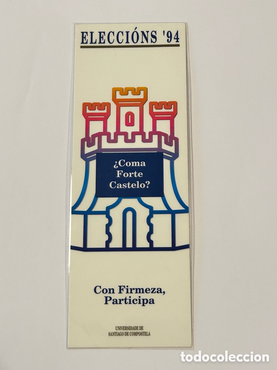 Sammeln von Lesezeichen: UNIVERSIDAD DE SANTIAGO DE COMPOSTELA. ELECCIONES 1994