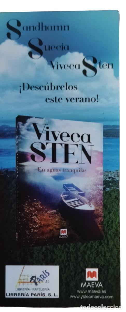 Coleccionismo marcap&aacute;ginas: MARCAPAGINAS EN AGUAS TRANQUILAS / VIVECA STEN. - Foto 1