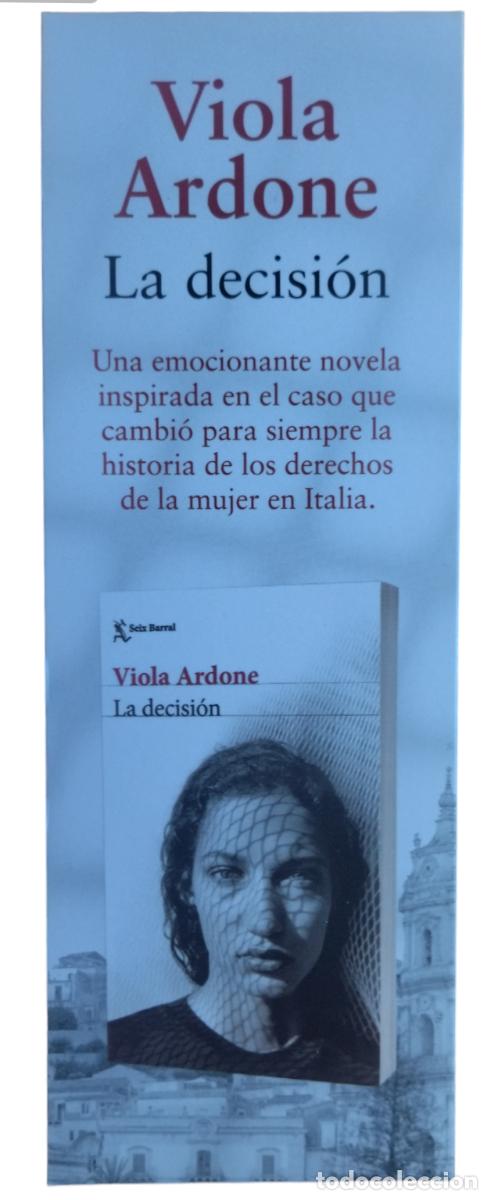 Coleccionismo marcap&aacute;ginas: MARCAPAGINAS LA DECISI&Oacute;N / VIOLA ARDONE. - Foto 1